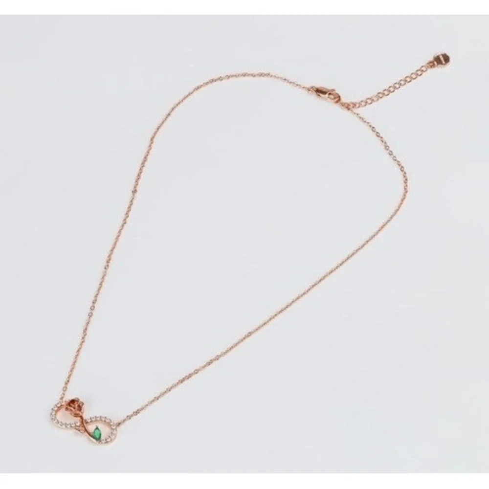 NWB Joyen Women Gold‎ Pendant Necklace with Cubic Zirconia for Wife Girlfriend